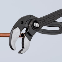 Knipex - Cobra® XL Wasserpumpenzange grau atramentiert, mit rutschhemmendem Kunststoff überzogen 400 mm (87 01 400)