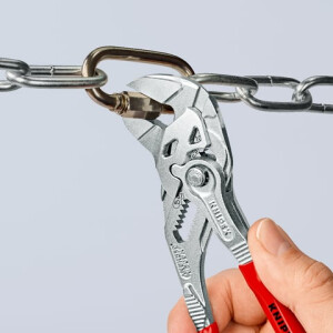 Knipex - Zangenschlüssel verchromt, mit Kunststoff überzogen 180 mm (86 03 180)