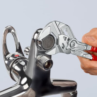 Knipex - Zangenschlüssel verchromt, mit Kunststoff überzogen 180 mm (86 03 180)