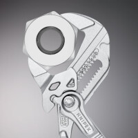 Knipex - Zangenschlüssel verchromt, mit Kunststoff überzogen 180 mm (86 03 180)
