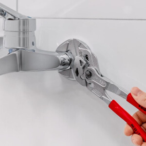 Knipex - Zangenschlüssel verchromt, mit Kunststoff überzogen 250 mm (86 03 250)