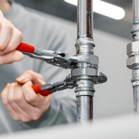 Knipex - Zangenschlüssel verchromt, mit Kunststoff überzogen 250 mm (86 03 250)