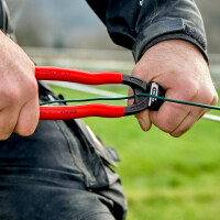 Knipex - CoBolt® Kompakt-Bolzenschneider schwarz atramentiert, mit Kunststoff überzogen 250 mm (71 01 250)