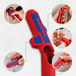Knipex - ErgoStrip® Universal-Abmantelungswerkz. 135 mm (16 95 01 SB)