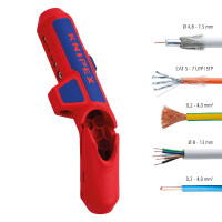 Knipex - ErgoStrip® Universal-Abmantelungswerkz. 135 mm (16 95 01 SB)