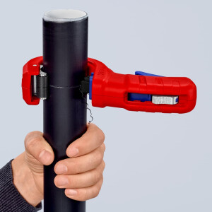 Knipex - DP50 Rohrabschneider mit Kunststoff überzogen 202 mm (90 23 01 BK)