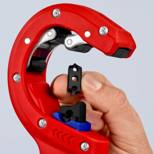 Knipex - DP50 Rohrabschneider mit Kunststoff überzogen 202 mm (90 23 01 BK)