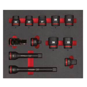 Milwaukee - Schlagnüsse 3/4" Einlage (12-tlg)...