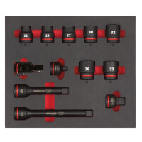 Milwaukee - Schlagnüsse 3/4" Einlage (12-tlg) (4932493396)