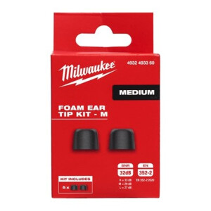 Milwaukee - Schaumstoff Ersatzohrstöpsel 5 Paar für  L4RLEPB-301
