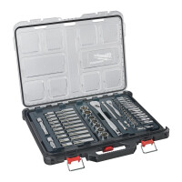 Milwaukee - Ratschen- , Steckschl. Set 1/4" und 1/2" (4932493661)