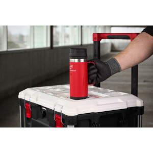 Milwaukee - PACKOUT Isolierbecher mit Griff  Rot/Schwarz