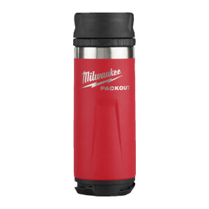 Milwaukee - PACKOUT Isolierbecher mit Trinkdeckel  Rot