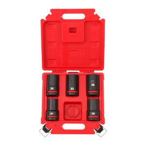 Milwaukee - Schlagnuss-Set 1"kurz(5tlg.) SHOCKW XXX...