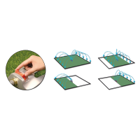 Bradas - WHITE LINE Metall oszillierenden Sprinkler