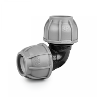 Bradas - 90° Winkel für PE-Rohr 25mm