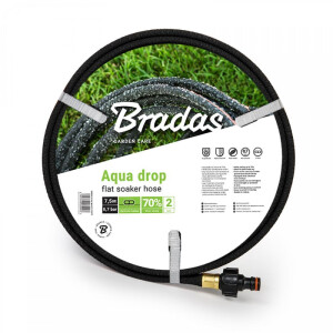 Bradas - Perlschlauch AQUA-DROP FLAT 1/2" - 7,5m