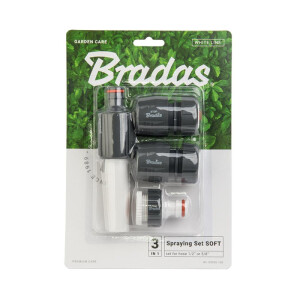 Bradas - WHITE LINE SOFT 4-er Satz Anschlüsse inkl....