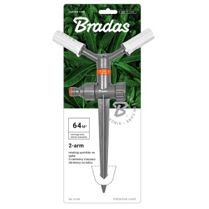 Bradas - WHITE LINE 2-Arm-rotierende Sprinkler auf Spike...