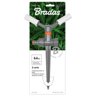 Bradas - WHITE LINE 2-Arm-rotierende Sprinkler auf Spike - Blisterverpackung