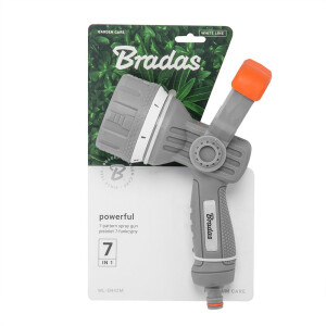 Bradas - WHITE LINE 7-Muster Spritzpistole Brause