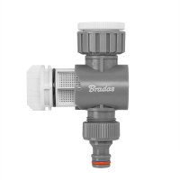 Bradas - WHITE LINE Hahnanschluss mit Filter 1 "GW mit 3/4" Reduktion