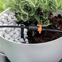 Regulierbarer Tropfer als Reiheninstallation 0-8l/h 10 Stück