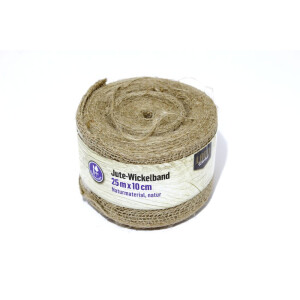 Jute-Wickelband 25m x 10cm natur