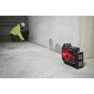 Milwaukee - Kreuzlinienlaser 3 x 360° (M12 A3PLO) selbstausrichtender Kreuzlaser