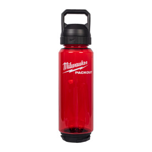 Milwaukee - PACKOUT Kunststoff Trinkflasche rot 740ml -...