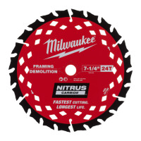 Milwaukee - Kreissägeblatt 190/30mm Z24 1,8 mmNitrus (4932499376)