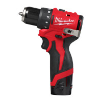 Milwaukee - M12 Powerpack M12 BLPDRC+BLIDRC (M12 BLPP2B-422B) (4933500425) inkl. Akku & Ladegerät in Werkzeugtasche