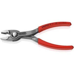 Knipex - TwinGrip Frontgreifzange grau atramentiert, mit...