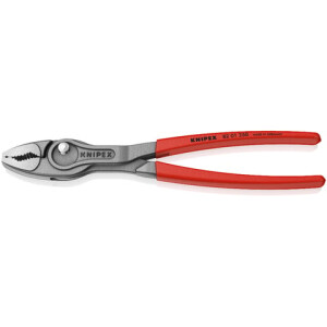 Knipex - TwinGrip Frontgreifzange grau atramentiert, mit...