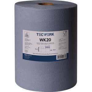 TECWERK - Papier - Putztuch 500 Tücher/Rolle Breite...