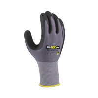 Texxor - Nylon- Strickhandschuh Black Touch Noppen 4131AX (2452)