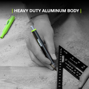 Tracer - Aluminium Baustellen - Bleistift mit Ersatzminen - Magazin (ATPK1-PRO)
