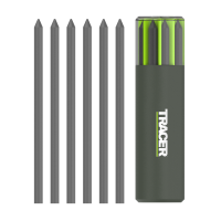 Tracer - Ersatzminen 5,6mm Graphite für Baustellen - Stift 6 Stück im Holster (ATPL1)