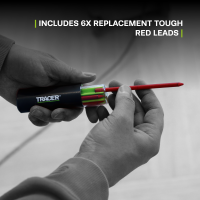 Tracer - Ersatzminen 5,6mm Rot für Baustellen - Stift 6 Stück im Holster (ATPL2)