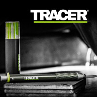 Tracer - Ersatzminen 5,6mm Weiß Speckstein für Baustellen - Stift 6 Stück im Holster (ALPS1)