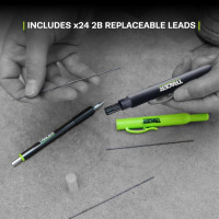 Tracer - Aluminium Präzisions- Bleistift mit Ersatzminen - Magazin (APPK1-PRO)