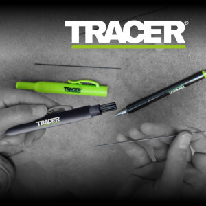 Tracer - Aluminium Präzisions- Bleistift 24 Ersatzminen - Magazin (APPL1)