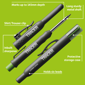 Tracer - Tiefloch - Marker Graphit mit Nachfüllmagazin (AMK1)