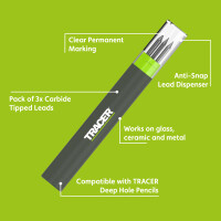 Tracer - Carbide Minen für Tiefloch - Marker 2,8mm 3 Stück (ALPC1)
