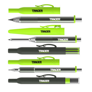 Tracer - ProTiefloch - Baustellen Marker Set mit Etui...