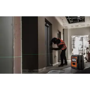 AEG - Alkaline- Kreuzlinienlaser (für 2xAA-Batterie) (CLG220-K) (4935472254)
