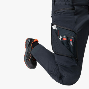 Schöffel PRO - Stretch- Arbeitshose "Maschine Knieschutz", Herren, schwarz