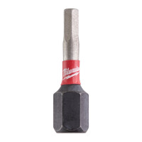 Milwaukee - Bit HEX3 25mm SHOCKWAVE (3) XXX (4932500379)