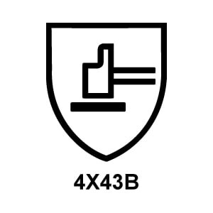 OPTIFLEX - Soft Cut Opti-Flex® Montage- Handschuh 4X43B (0818)