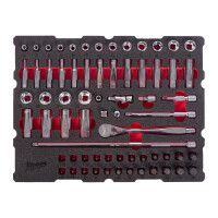 Milwaukee - Ratschen-u.Schlüssel-Einlage 70-tlg.PACK (4932480716)